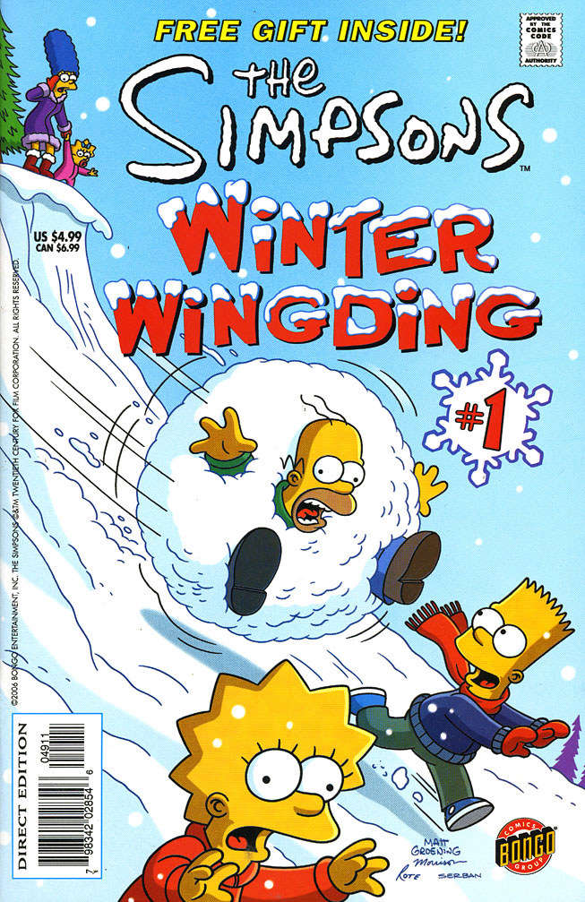The Simpsons Winter Wing Ding