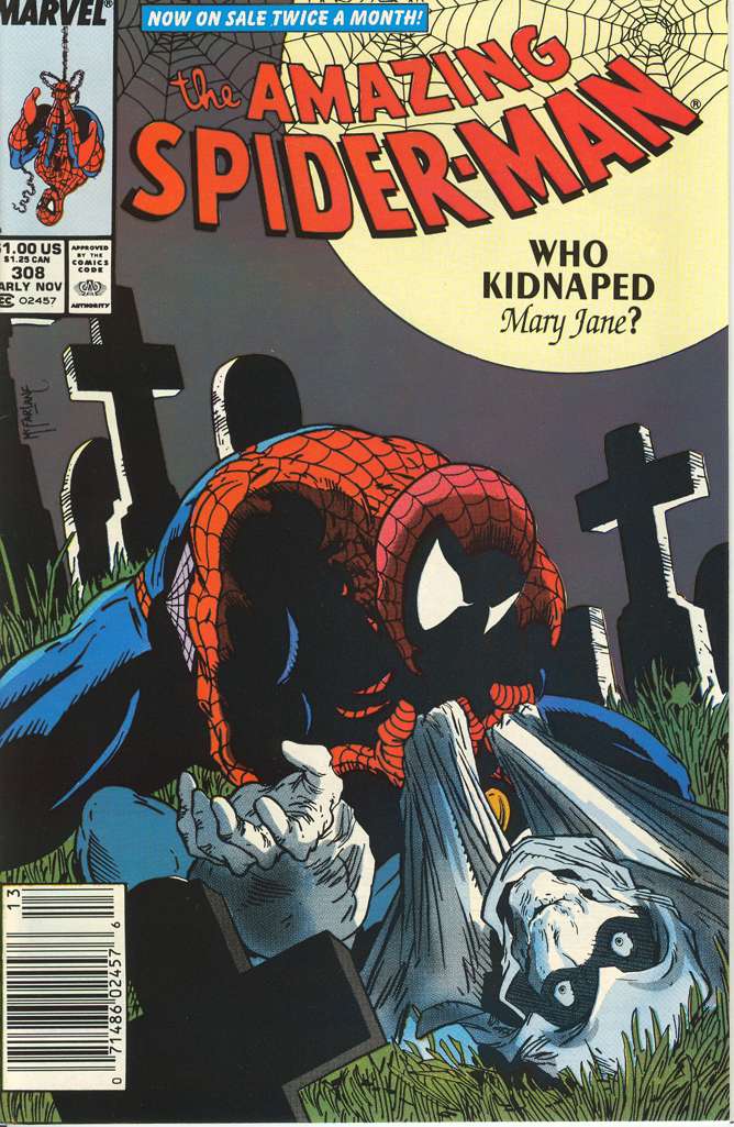 The Amazing Spider-Man #308 Newsstand Edition
