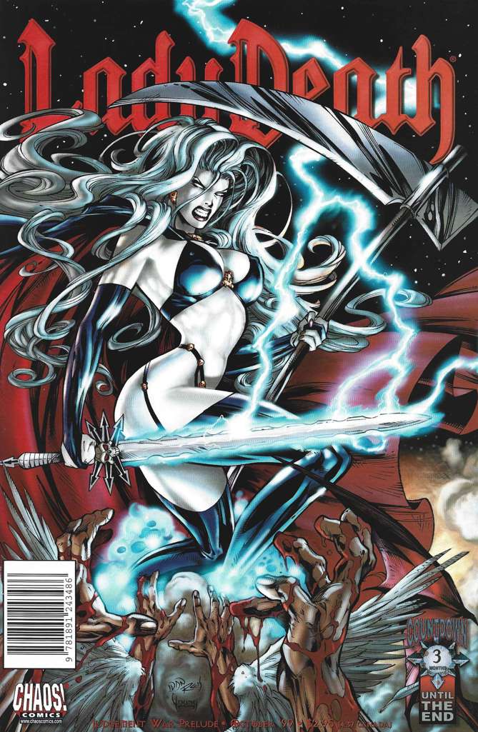 Lady Death: Judgement War Ashcan #1 Variation B