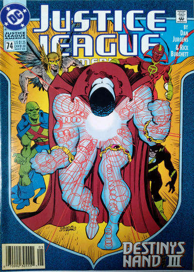 Justice League America #74 Newsstand Edition