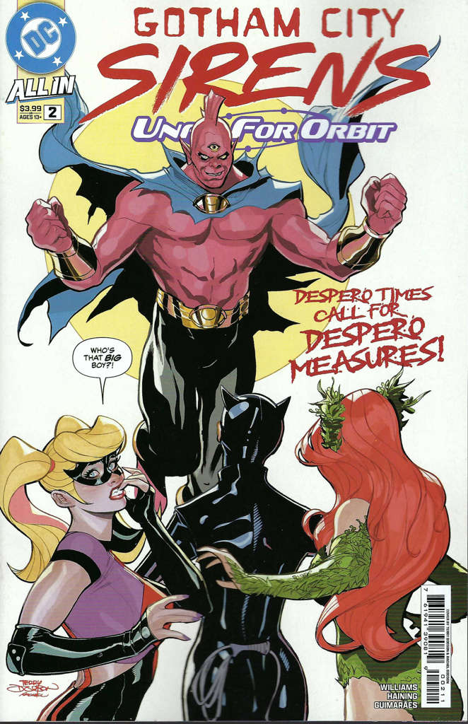 Gotham City Sirens: Unfit for Orbit #2 Variation A
