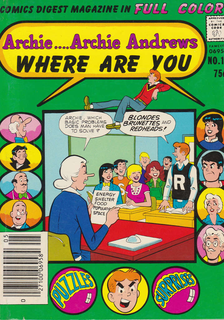 Archie…Archie Andrews, Where Are You? Digest Magazine #14