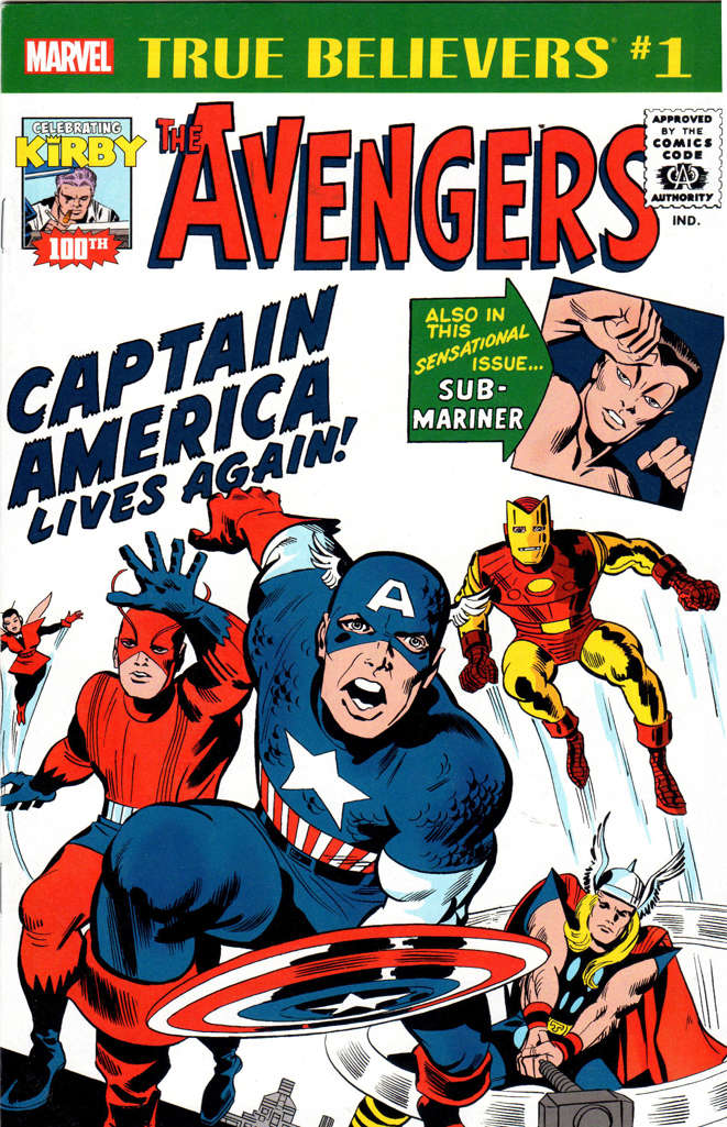 True Believers: Kirby 100th—Captain America Lives Again!