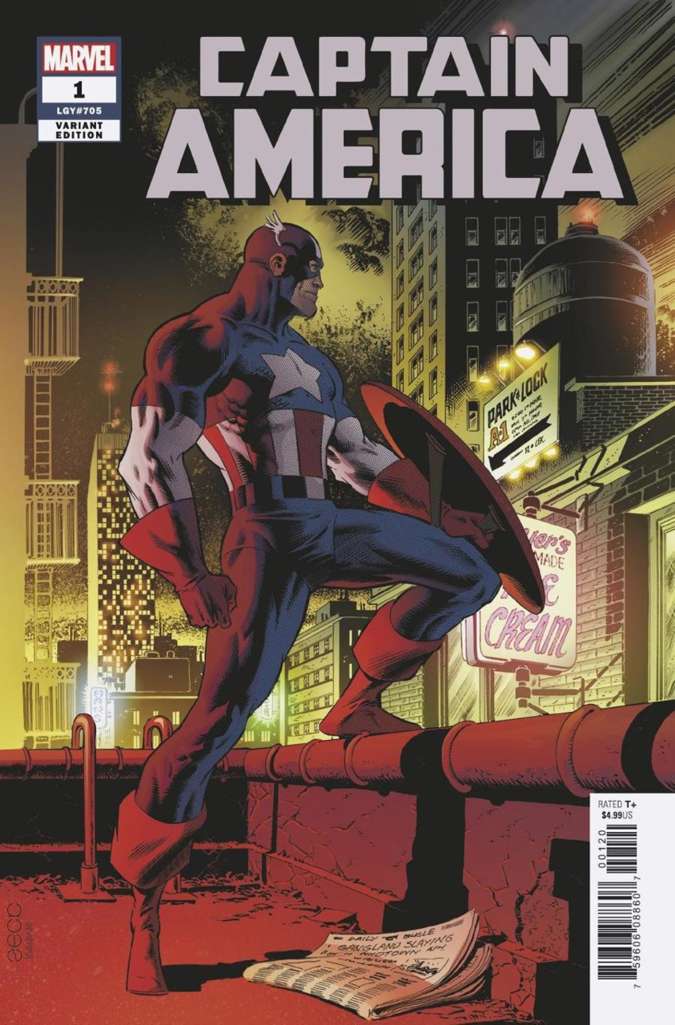 Captain America (9th Series) #1 Variation J