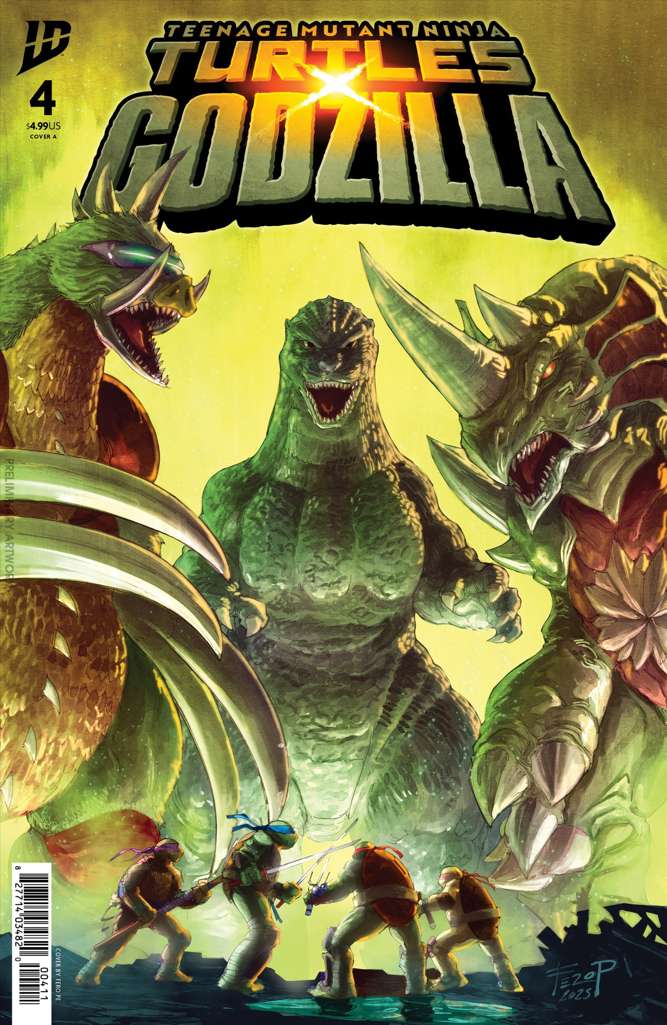 Teenage Mutant Ninja Turtles X Godzilla #4 Variation A