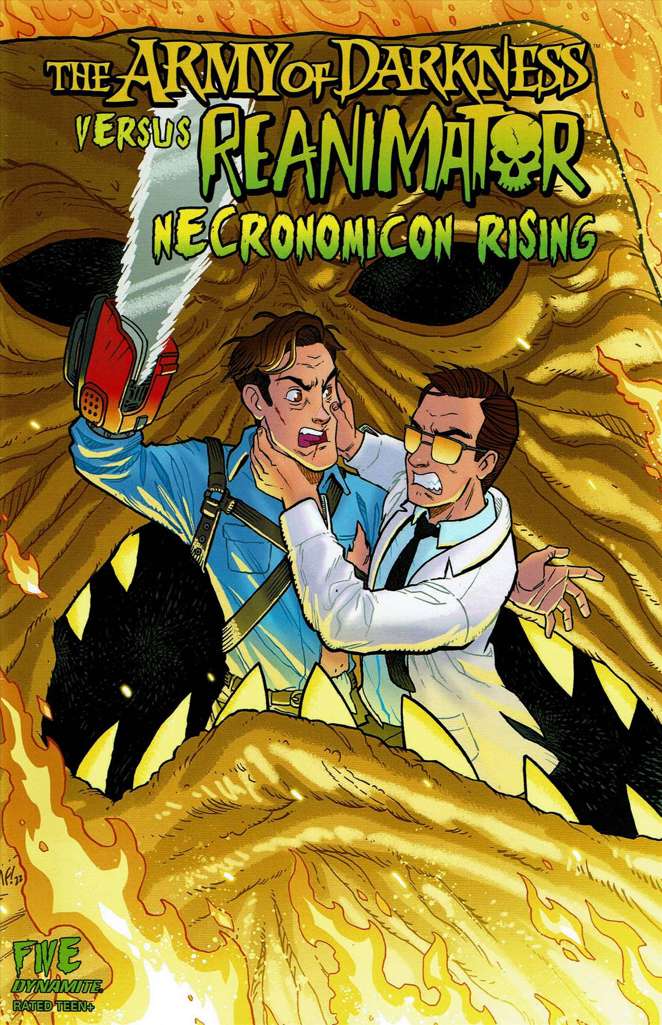 The Army of Darkness Vs. Reanimator: Necronomicon Rising #5 Variation A