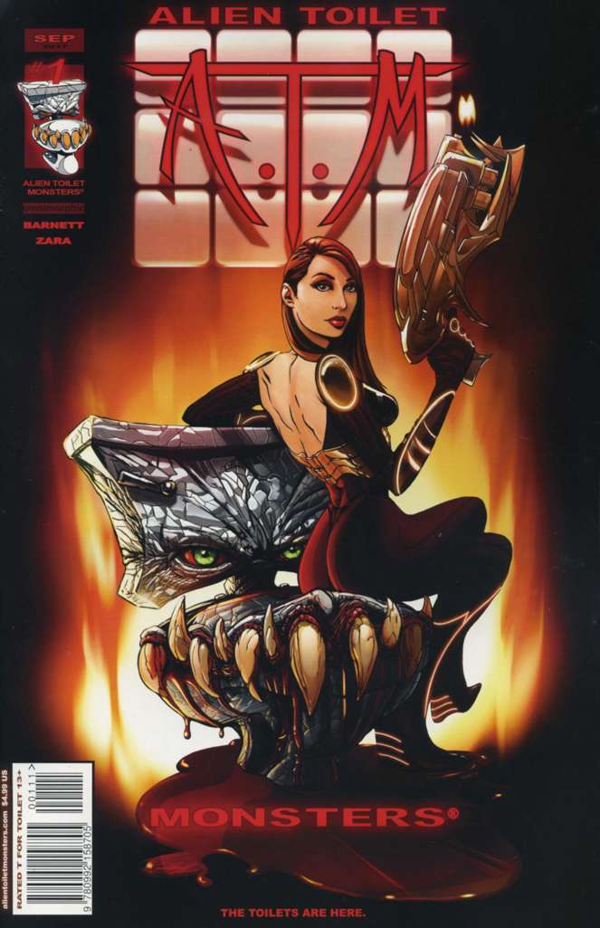 Alien Toilet Monsters #1 Variation A