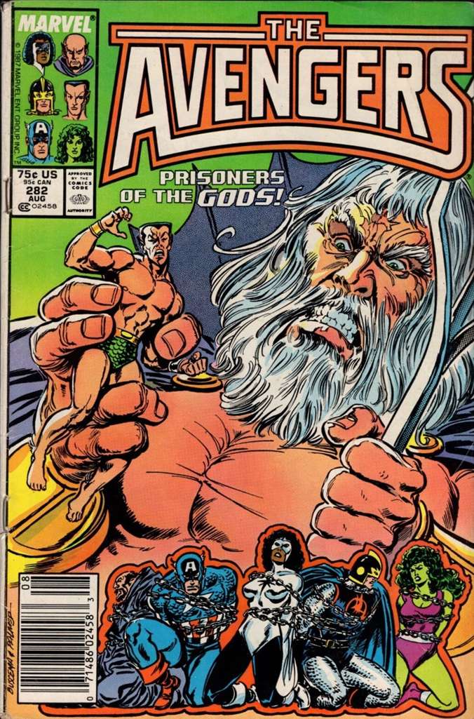 The Avengers #282 Mark Jewelers Insert Edition