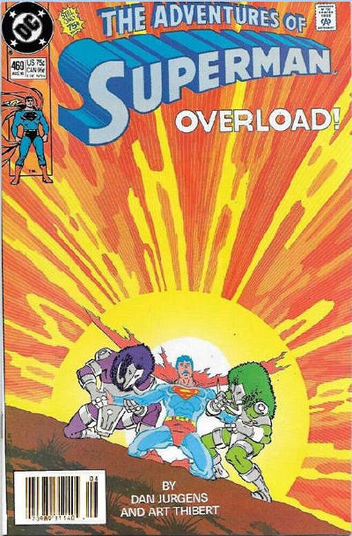 Adventures of Superman #469 Newsstand Edition