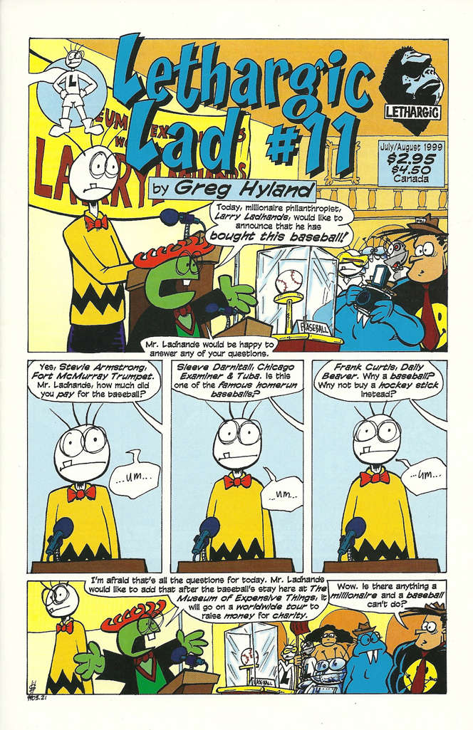 Lethargic Lad (2nd Series) #11