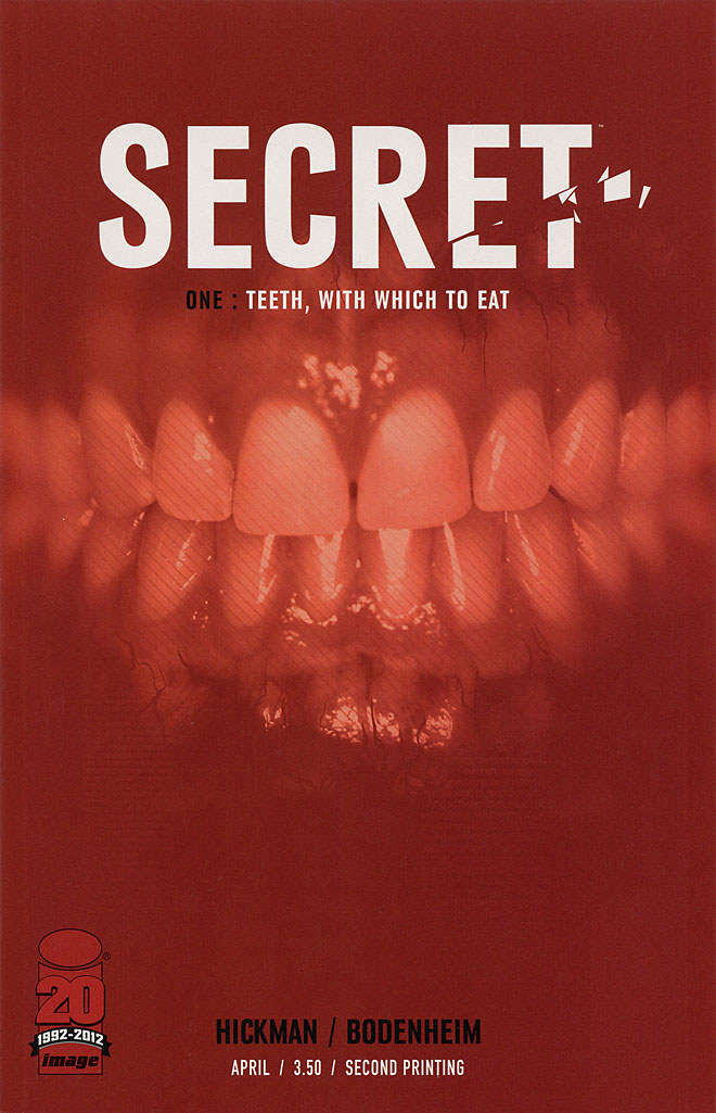 Secret (Image) #1  - 2nd printing