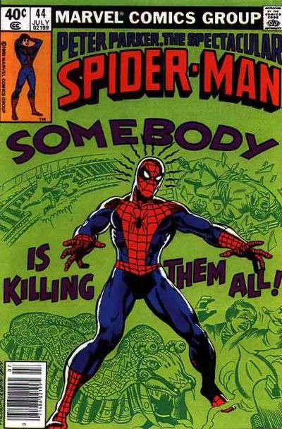 The Spectacular Spider-Man #44 Newsstand Edition