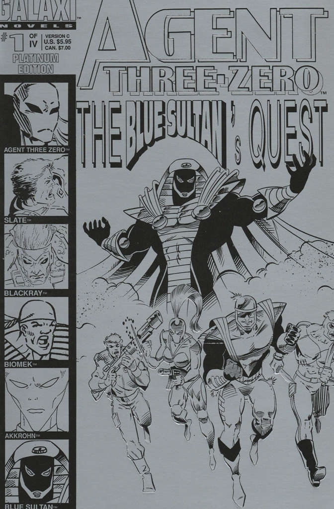 Agent Three Zero: The Blue Sultan’s Quest/Blue Sultan- Galaxi Fact Files #1 Platinum Edition