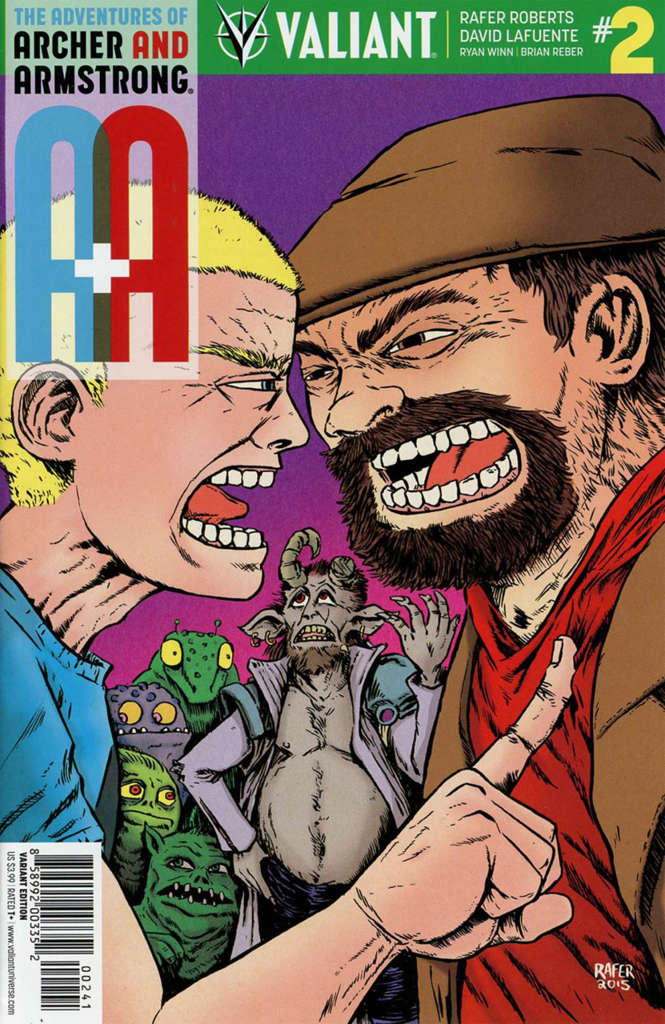 A&A: The Adventures of Archer & Armstrong #2 Variation D