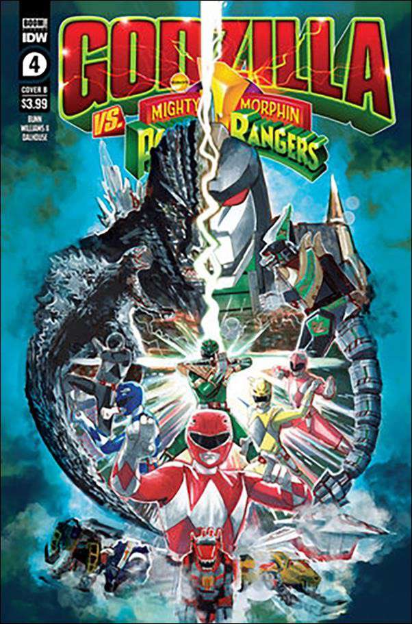 Godzilla Vs. The Mighty Morphin Power Rangers #4 Variation B
