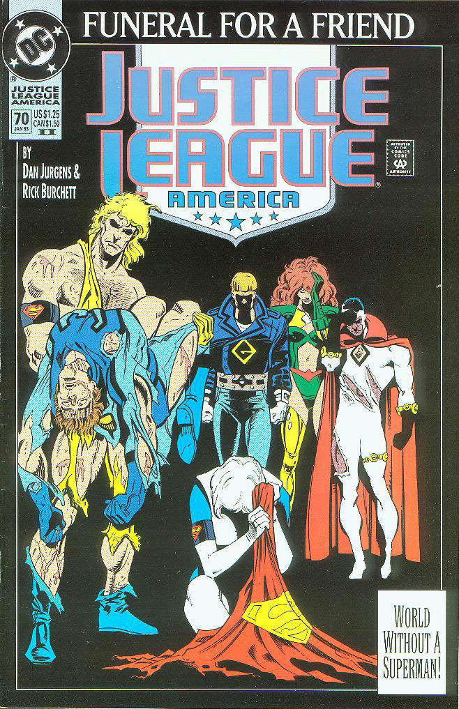 Justice League America #70  - 2nd printing