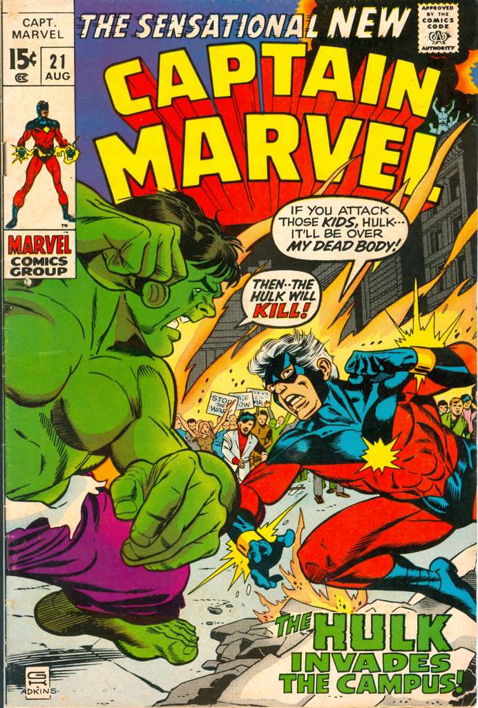 Captain Marvel (1st Series) #21