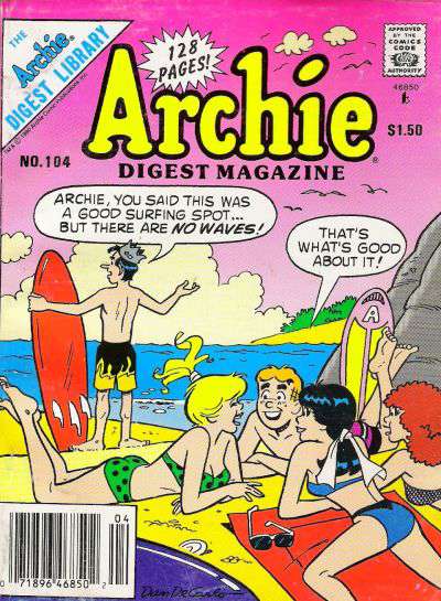Archie Digest Magazine #104 Newsstand Edition