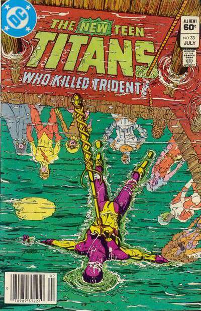 The New Teen Titans (1st Series) #33 Newsstand Edition