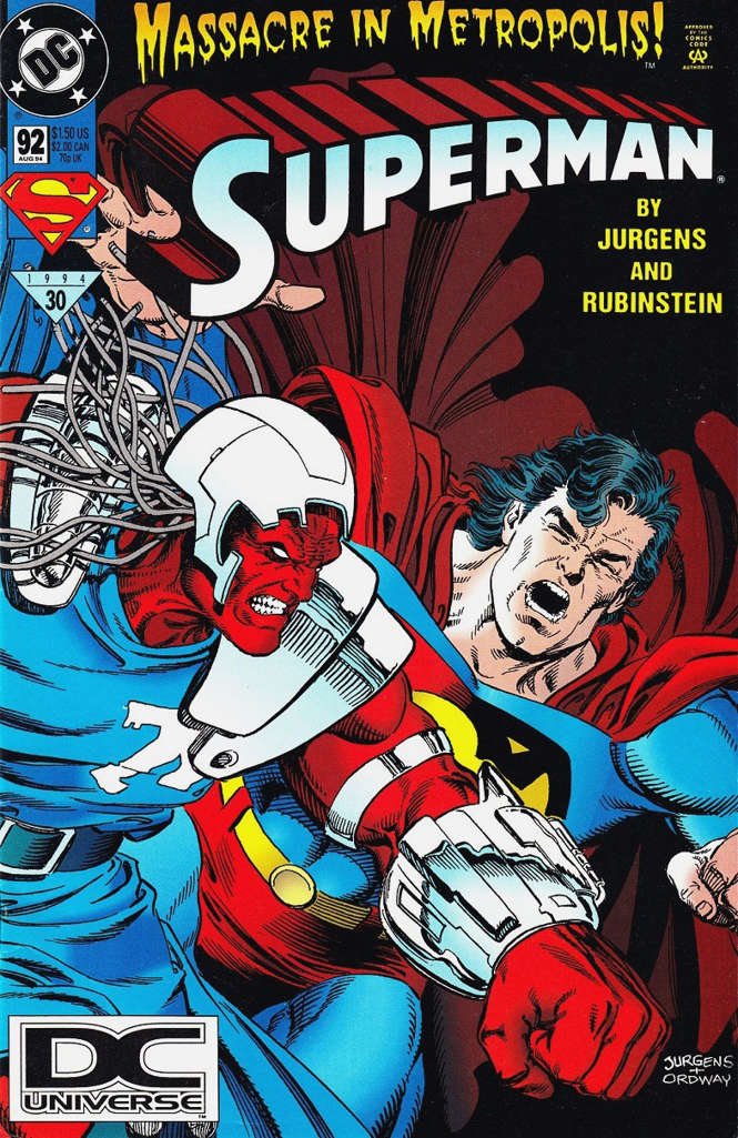 Superman (2nd Series) #92  - 2nd printing