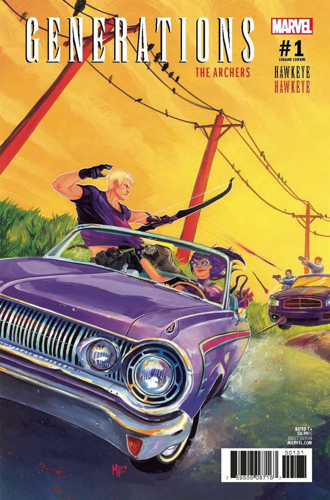 Generations: Hawkeye & Hawkeye #1 Variation C