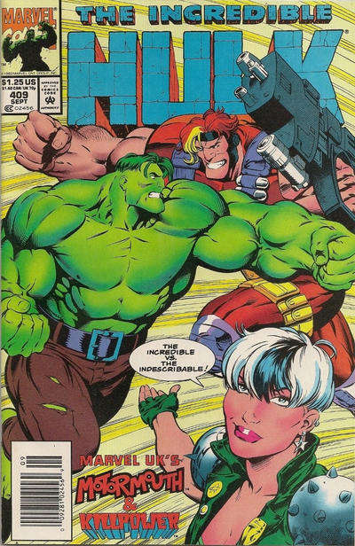 The Incredible Hulk #409 Newsstand Edition