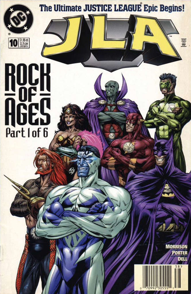 JLA #10 Newsstand Edition