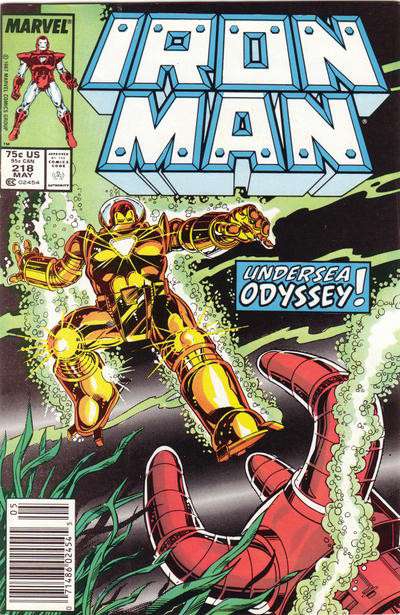Iron Man (1st Series) #218 Newsstand Edition