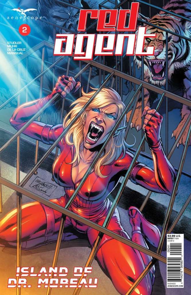 Red Agent: Island of Dr. Moreau #2 Variation D