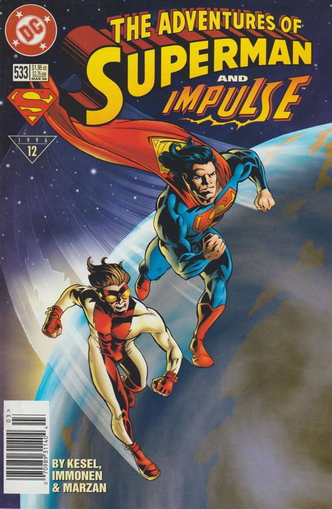 Adventures of Superman #533 Newsstand Edition