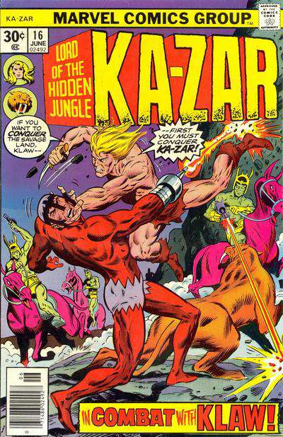 Ka-Zar (2nd Series) #16 Variation A