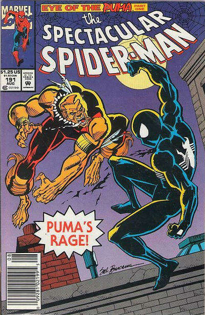 The Spectacular Spider-Man #191 Newsstand Edition