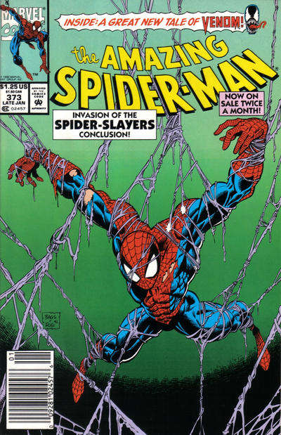 The Amazing Spider-Man #373 Newsstand Edition