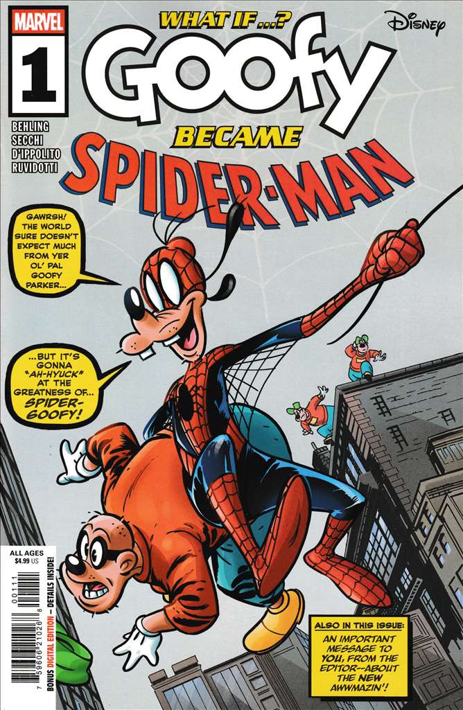 Marvel & Disney: What If…? Goofy Became Spider-Man #1