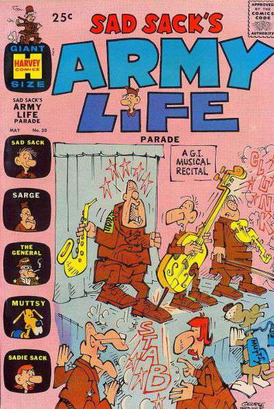 Sad Sack Army Life Parade #20