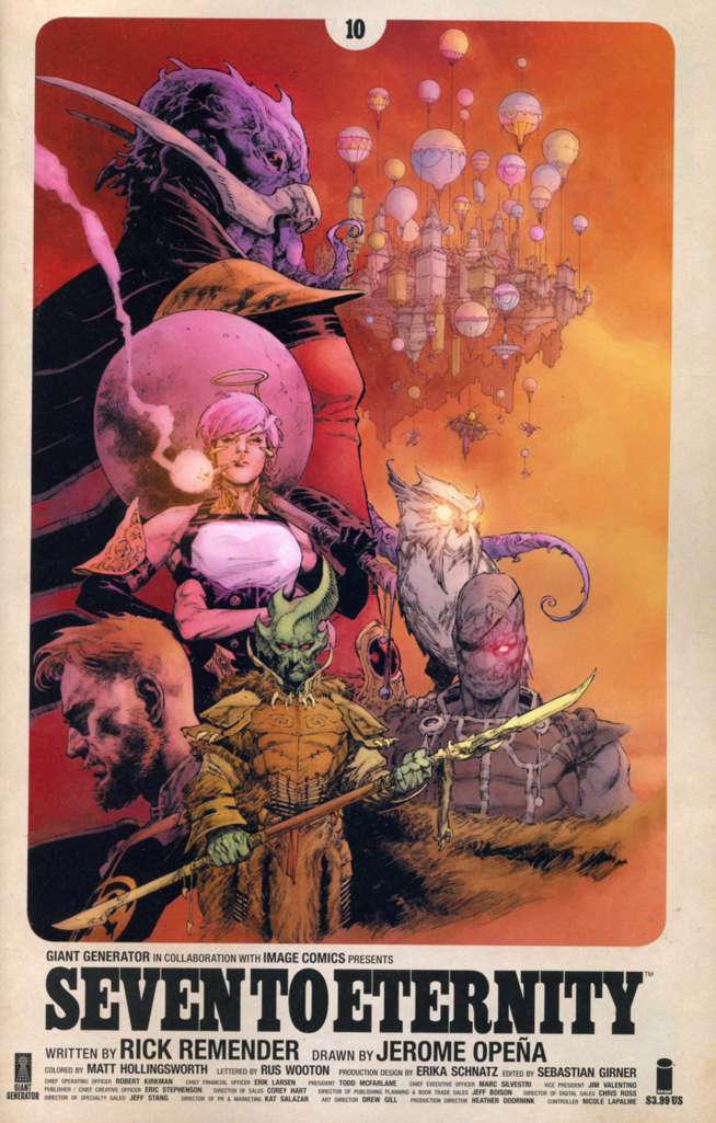 Seven to Eternity #10 Variation A