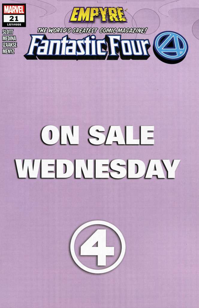 Fantastic Four (6th Series) #21 Variation D