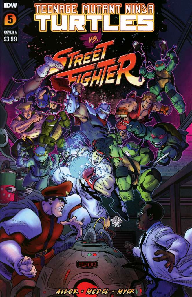 Teenage Mutant Ninja Turtles Vs. Street Fighter #5 Variation A