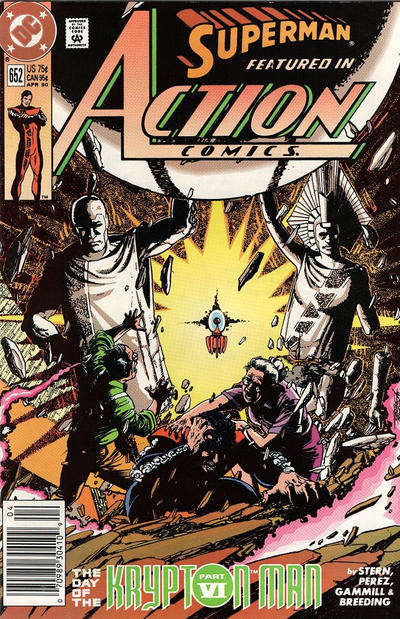 Action Comics #652 Newsstand Edition
