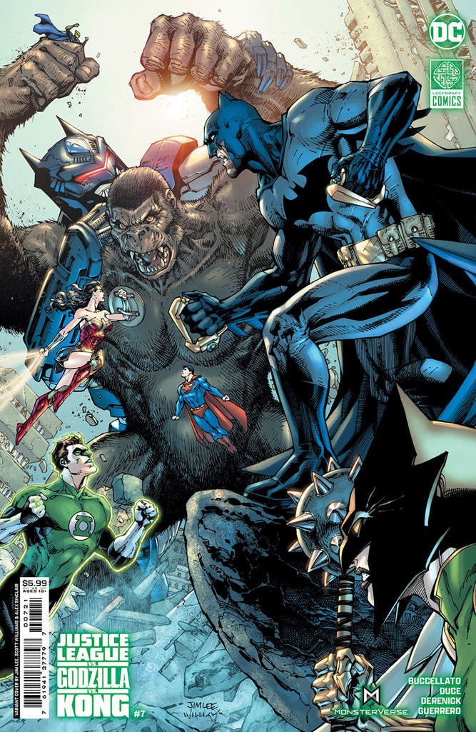 Justice League Vs. Godzilla Vs. Kong #7 Variation B