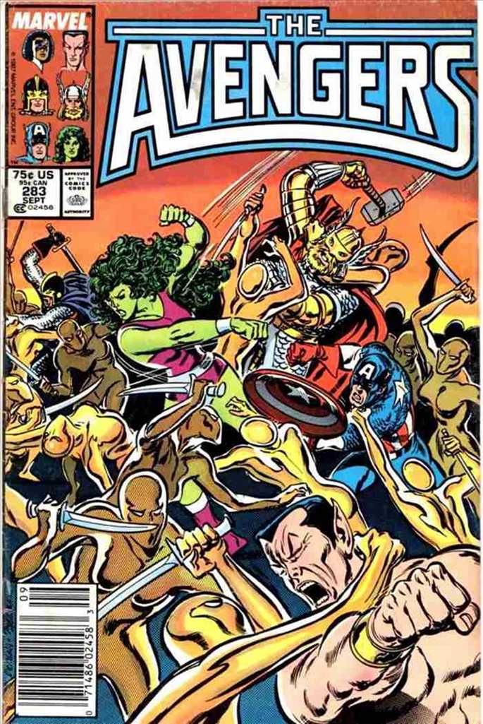 The Avengers #283 Newsstand Edition