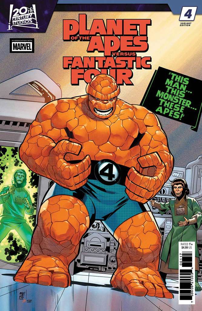 Planet of the Apes Vs. Fantastic Four #4 Variation A
