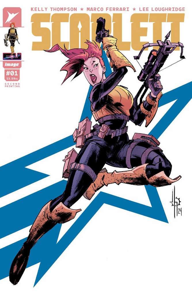 Scarlett (Image) #1 Variation A - 2nd printing