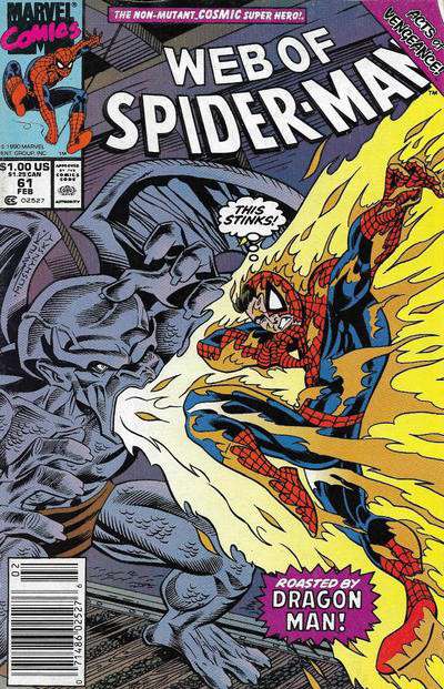The Web of Spider-Man #61 Newsstand Edition
