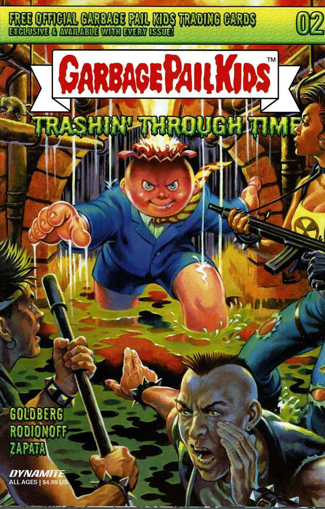 Garbage Pail Kids: Trashin’ Through Time #2 Variation A