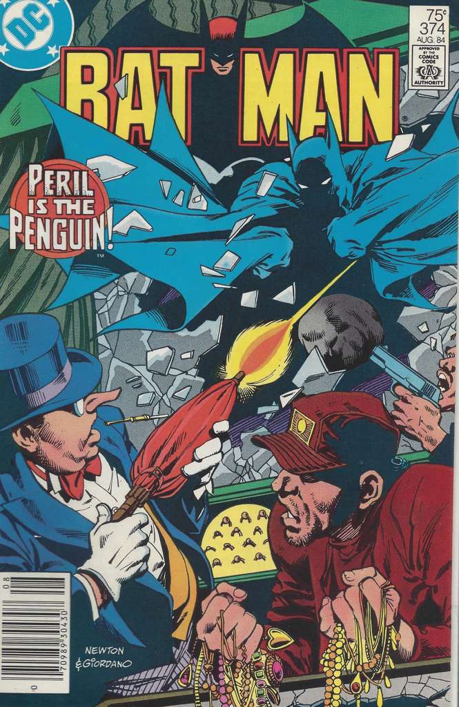 Batman #374 Newsstand Edition