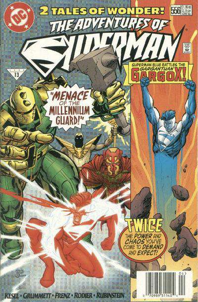 Adventures of Superman #556 Newsstand Edition