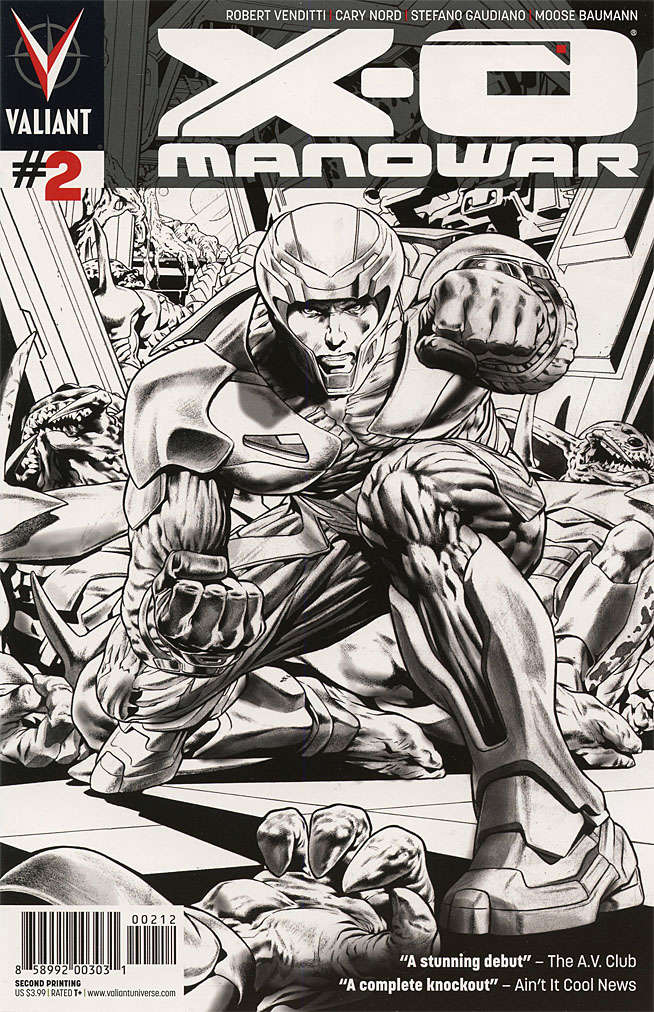 X-O Manowar (3rd Series) #2  - 2nd printing