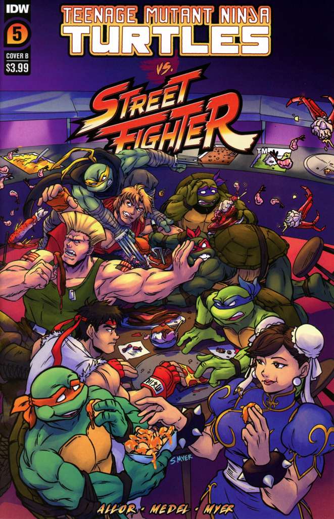 Teenage Mutant Ninja Turtles Vs. Street Fighter #5 Variation B