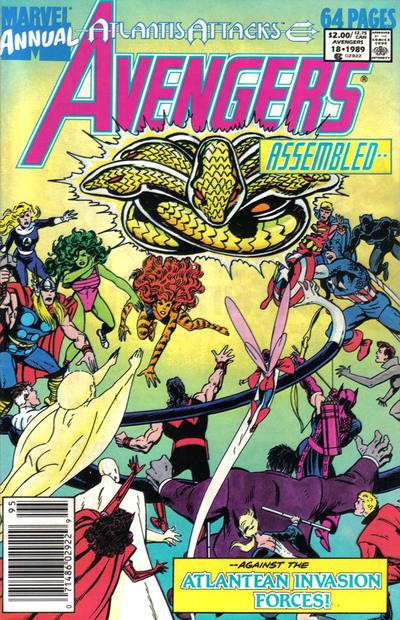 The Avengers Annual #18 Newsstand Edition